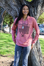 Proud Sister of a Sailor Hoodie (Dusty Rose)
