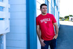 America Est. 1776 Patriotic T-Shirt - Red