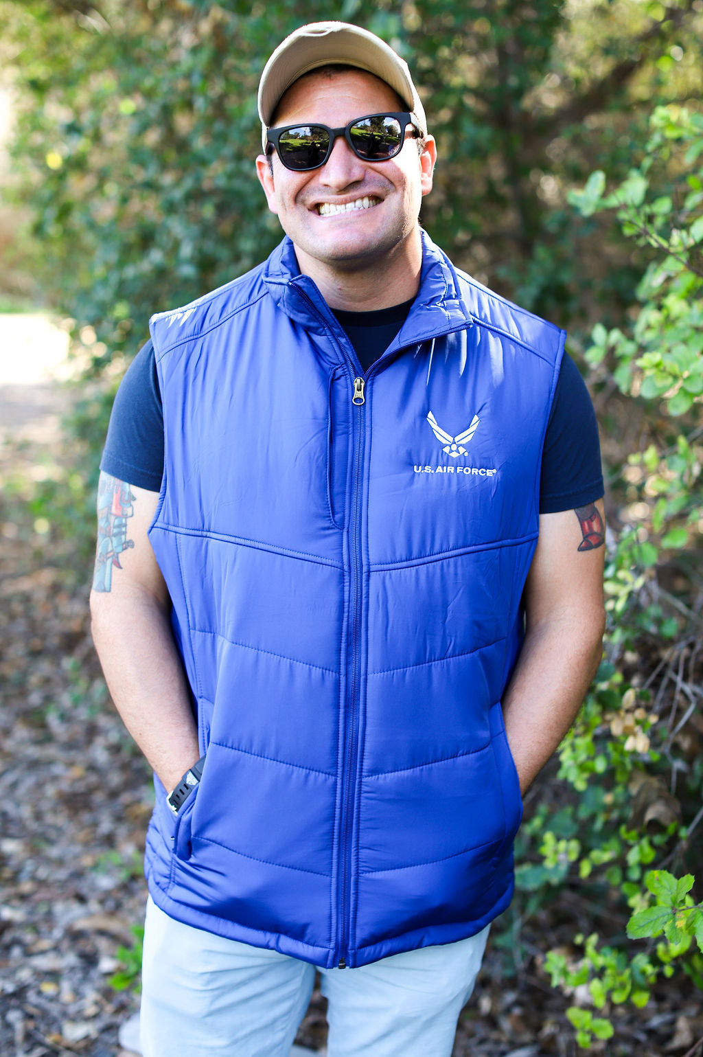 U.S. Air Force Vest MENS (Mediterranean Blue)