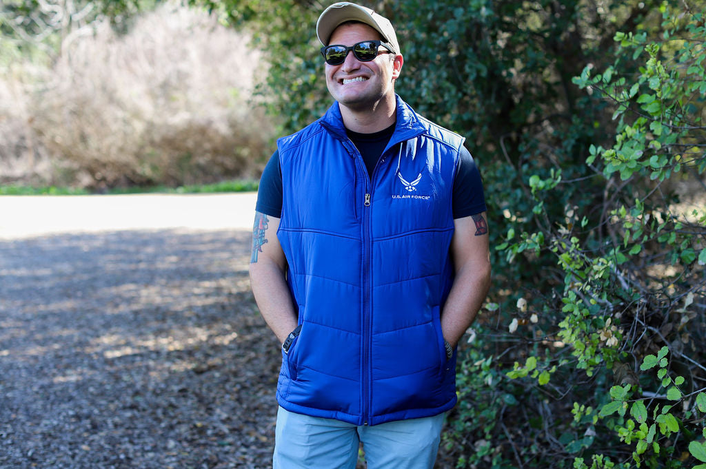 U.S. Air Force Vest MENS (Mediterranean Blue)