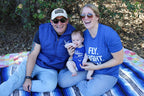 U.S. Air Force Fly Fight Win Graphic T-Shirt (Royal Blue)