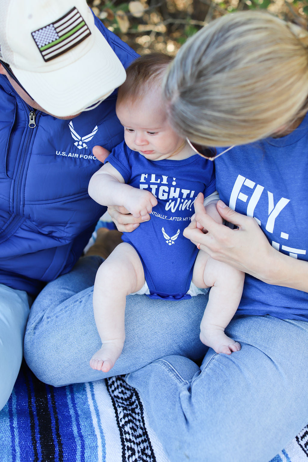 U.S. Air Force Infant Onesie | Royal Blue