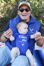 U.S. Air Force Infant Onesie | Royal Blue