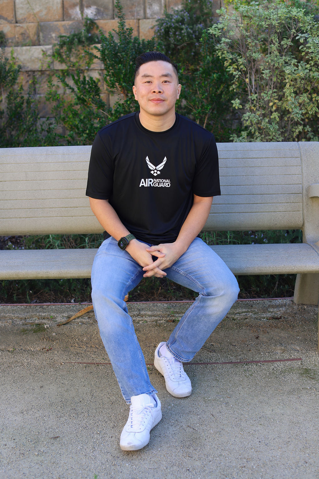 Air Force National Guard Performance T-Shirt (Black)