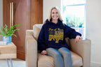 Proud Mom of a Sailor Navy Hoodie (Navy)