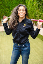 U.S. Army Button Up Shirt LADIES (Black)