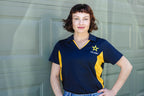 U.S. Army Ladies Polo (Black and Gold)