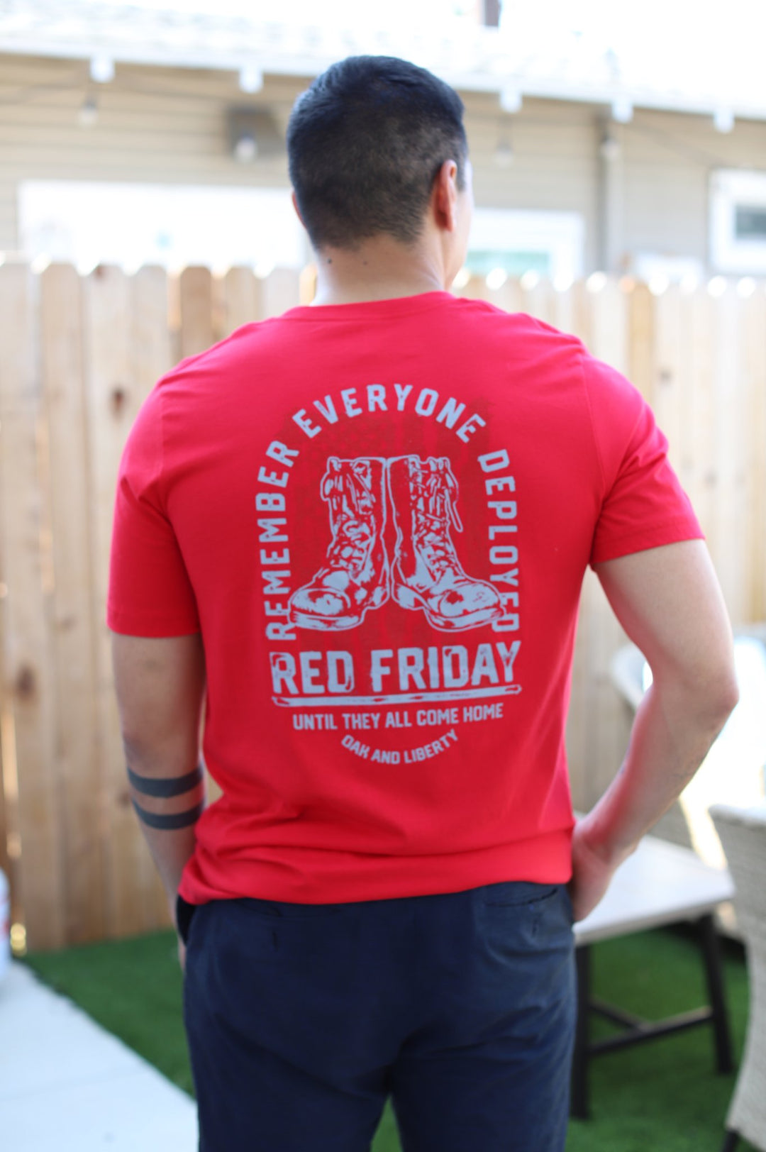 Made in the USA RED Friday T-Shirt (Red)