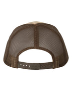 American Flag Patch Trucker Hat (KHAKI/COFFEE)