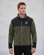 U.S. Marine Corps CornerStone Fleece Overlay Jacket (Tundra Green/Black)