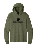 U.S. Marine Corps Pullover Hooded T-Shirt (Olive Drab Green Heather)