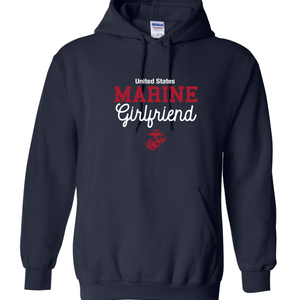 United States Marine Girlfriend Hoodie - Navy