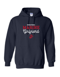 United States Marine Girlfriend Hoodie - Navy