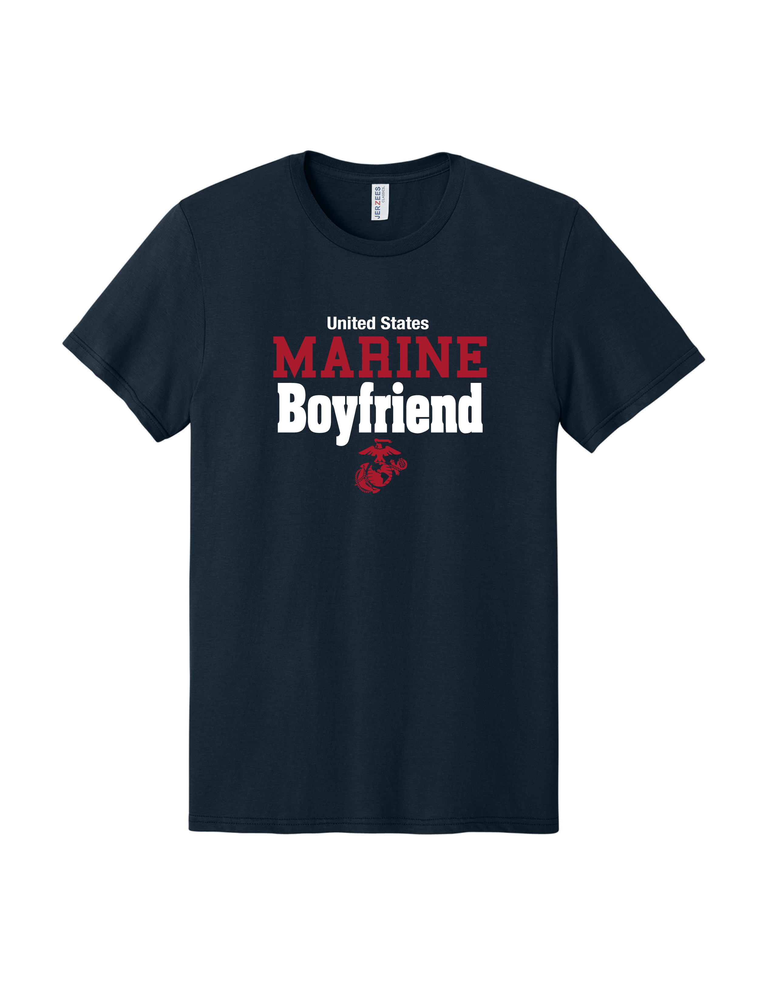 United States Marine Boyfriend T-Shirt - Navy