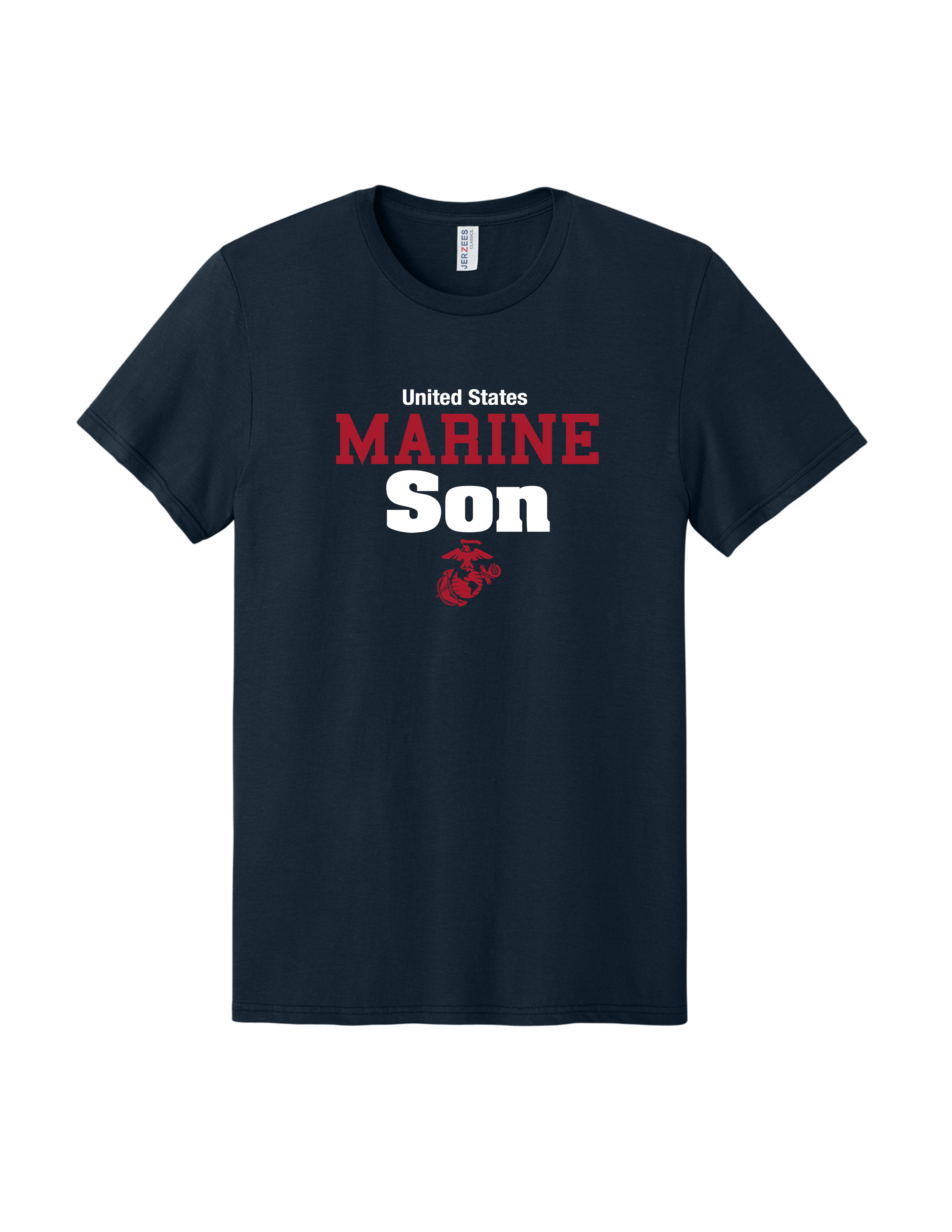 United States Marine Son T-Shirt - Navy