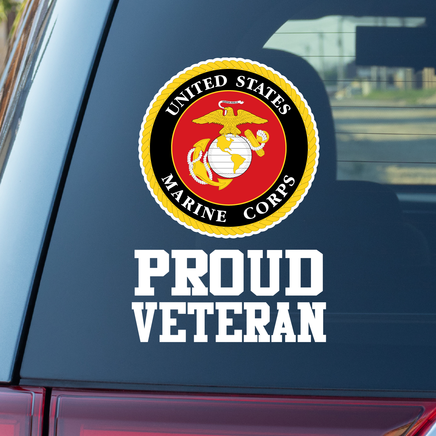 US Marine Corps Veteran Vinyl Decal
