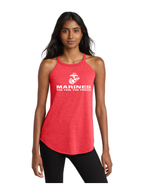 U.S. Marine Corps The Few The Proud Ladies Tank Top - Red Frost