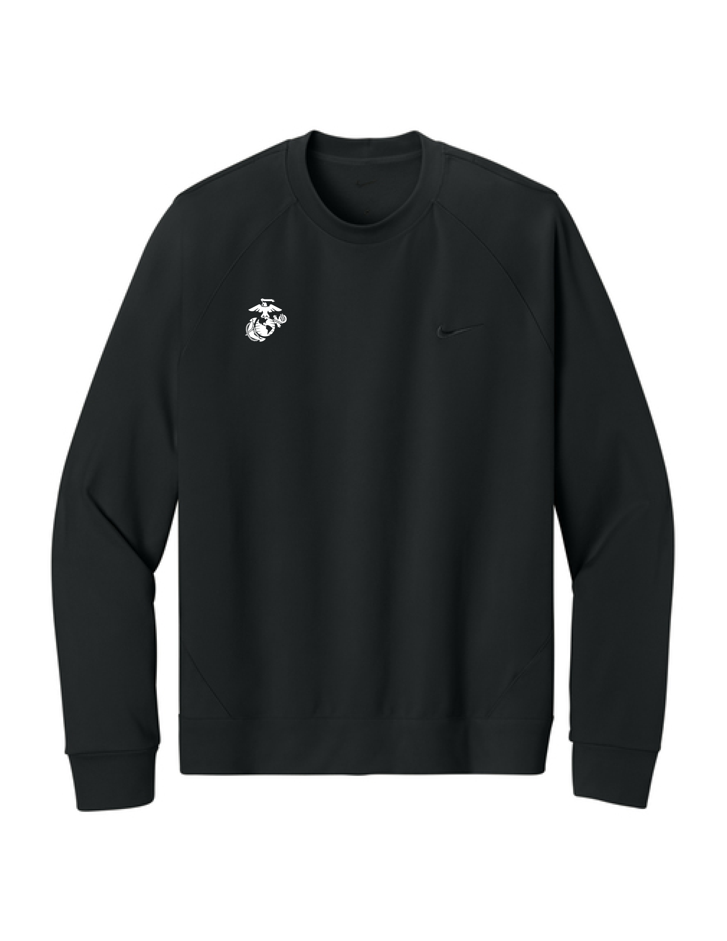 U.S. Marine Corps Nike Dri-FIT Primary Crewneck Sweatshirt (Black)
