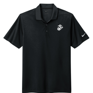 U.S. Marine Corps Nike Dri-FIT Micro Pique 2.0 Polo (Black)