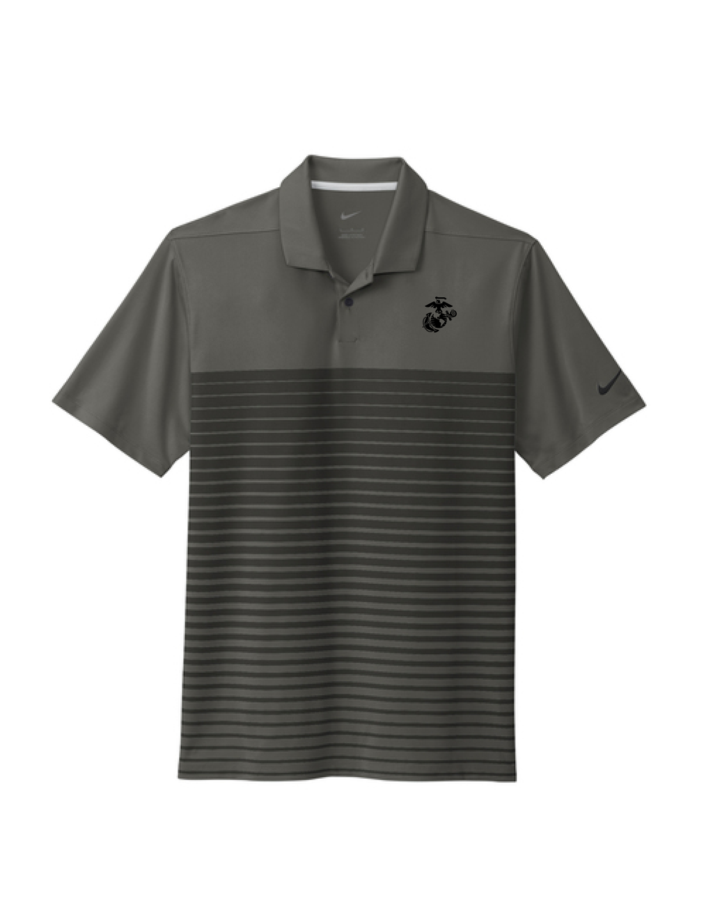 U.S. Marine Corps Nike Dri-FIT Vapor Block Polo (Anthracite)