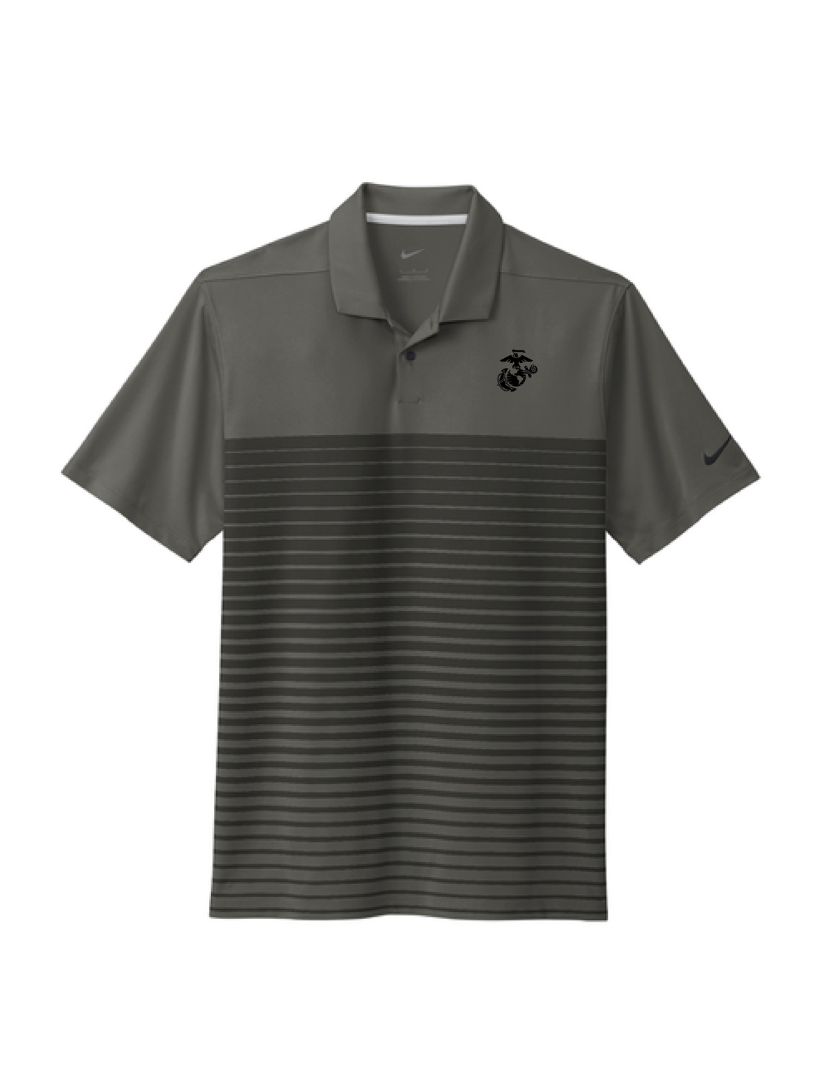 U.S. Marine Corps Nike Dri-FIT Vapor Block Polo (Anthracite)