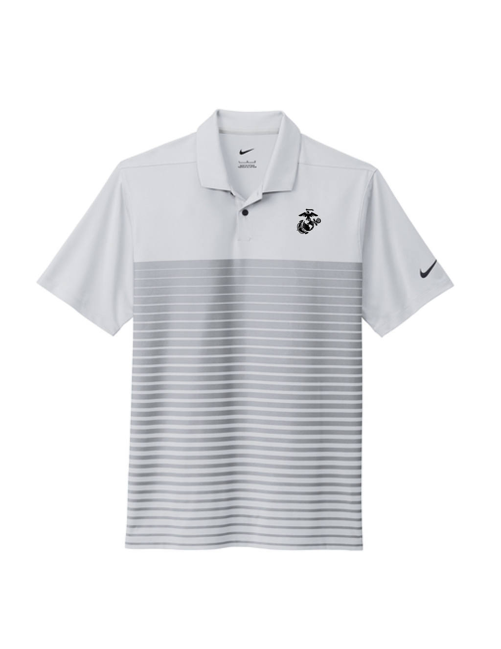 U.S. Marine Corps Nike Dri-FIT Vapor Block Polo (Wolf Grey)