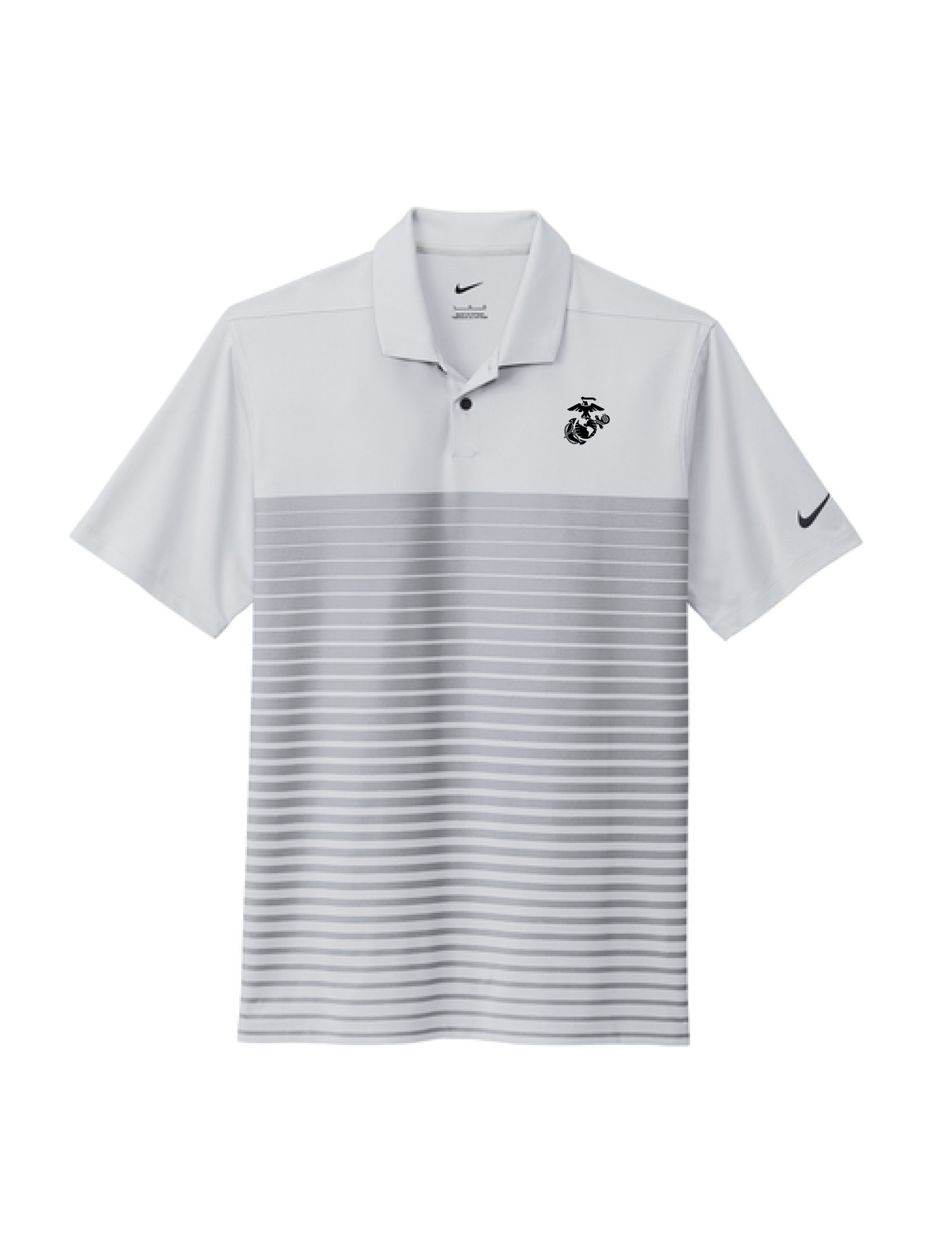 U.S. Marine Corps Nike Dri-FIT Vapor Block Polo (Wolf Grey)