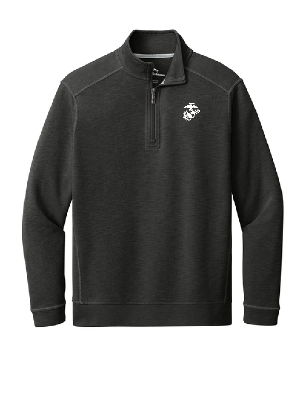 U.S. Marine Corps Tommy Bahama Coconut Bay 1/2-Zip (Black)