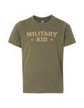 Military Kid Youth T-Shirt (Military Green)