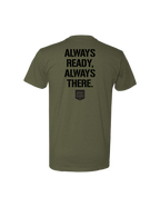 U.S. Army National Guard Always Ready Always There T-Shirt (Military Green)