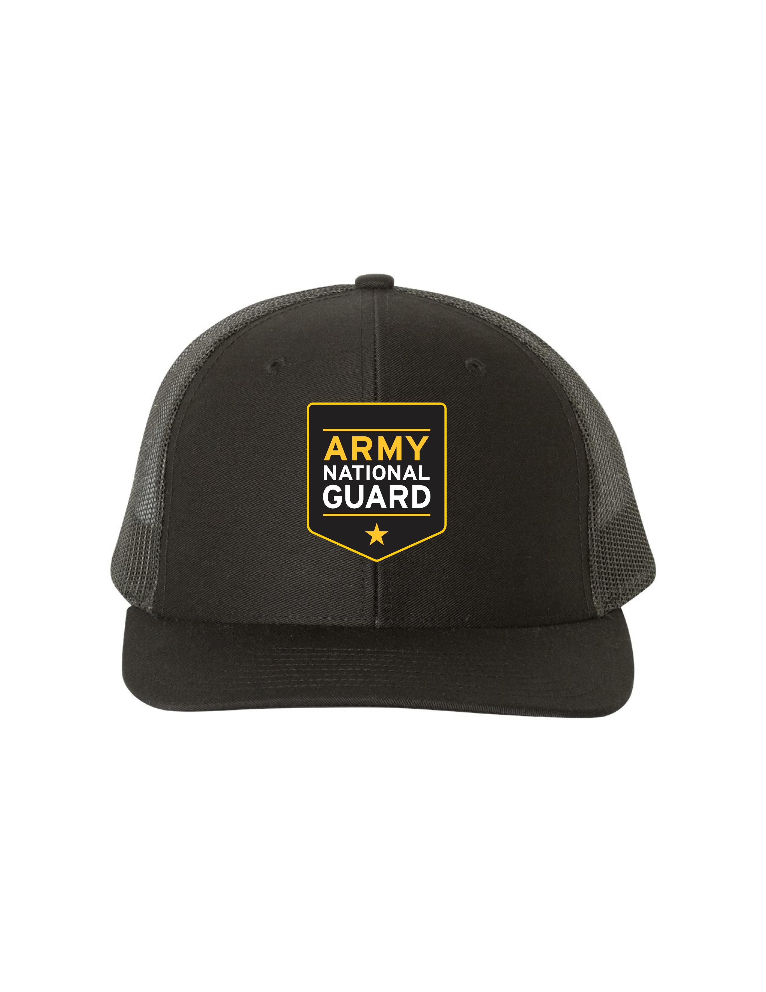 U.S. Army National Guard Hat - Richardson 112 Trucker - Black