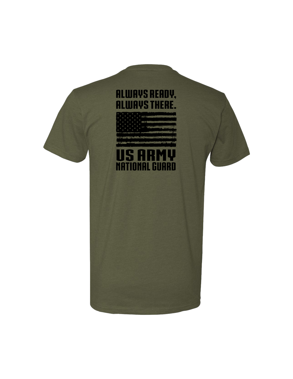 U.S. Army National Guard Flag T-Shirt (Military Green)