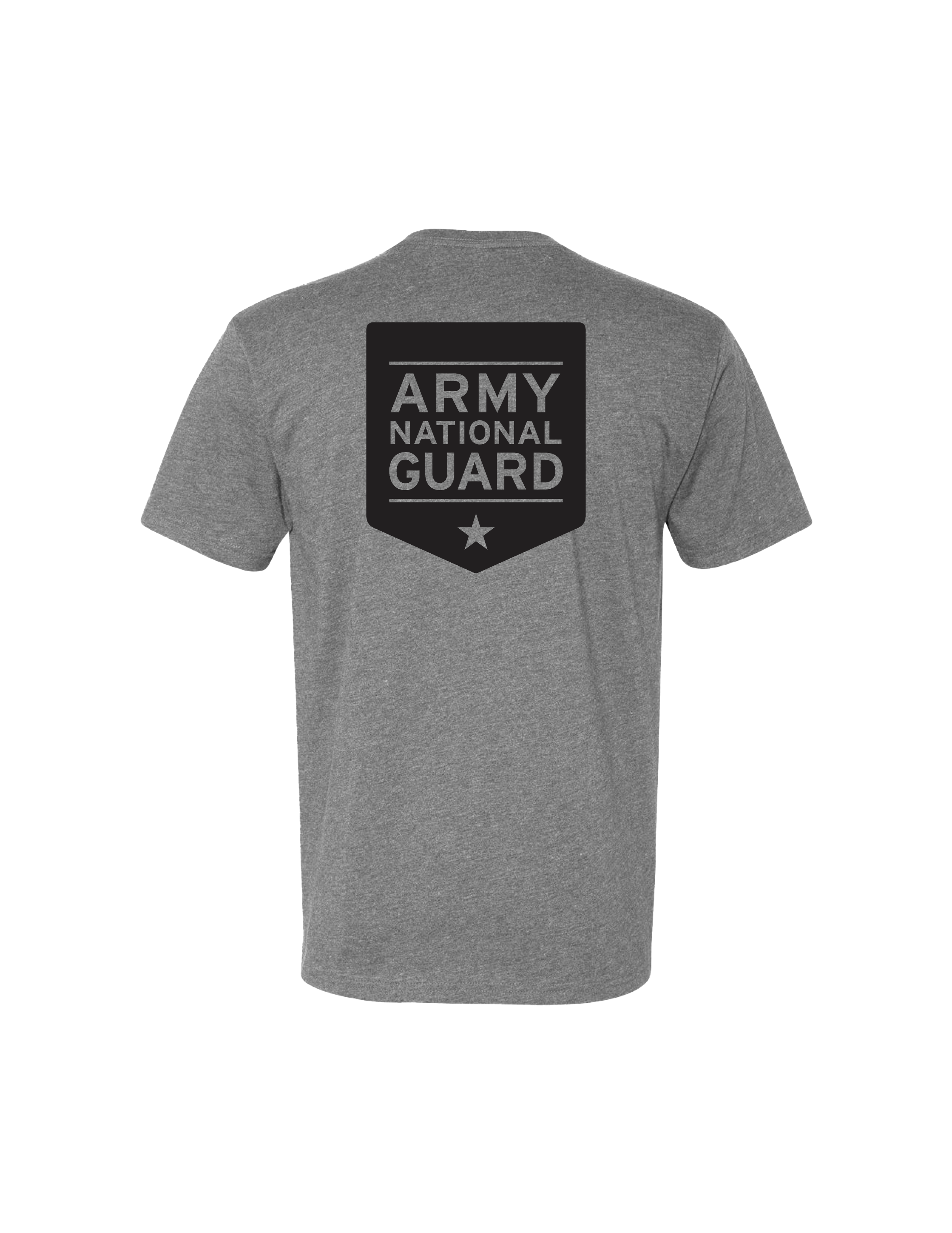 U.S. Army National Guard Logo T-Shirt (Dark Heather Gray)