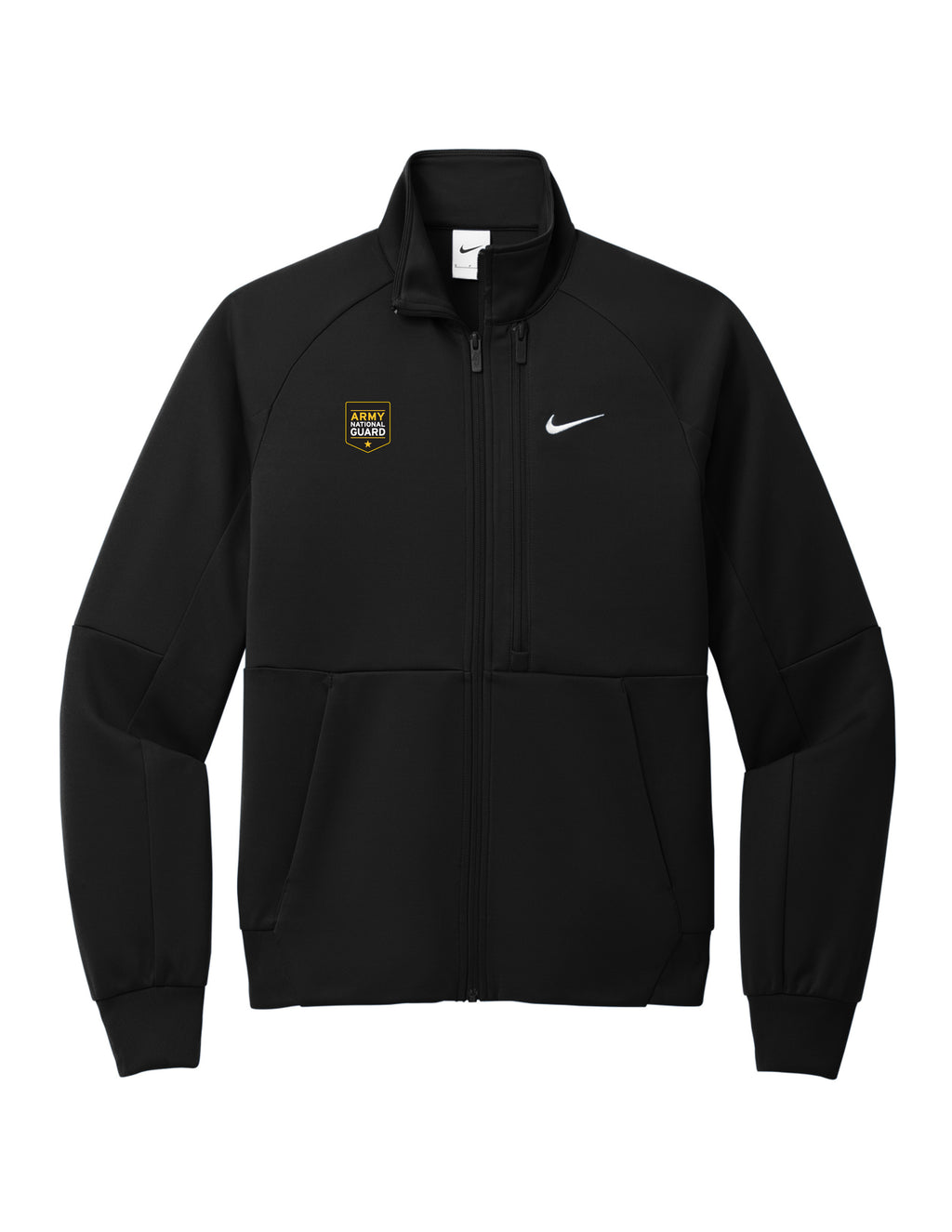 U.S. National Guard Zip Nike Jacket (Black)