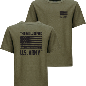 U.S. Army This We'll Defend Youth T-Shirt (Military Green)