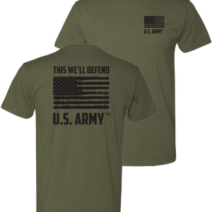 U.S. Army This We'll Defend T-Shirt (Military Green)
