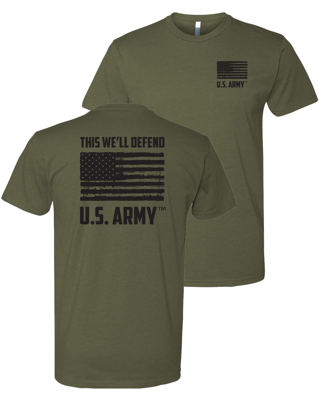 U.S. Army This We'll Defend T-Shirt (Military Green)