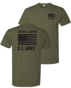 U.S. Army This We'll Defend T-Shirt (Military Green)