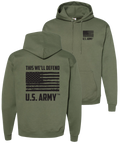 U.S. Army This We'll Defend Hoodie (Military Green)