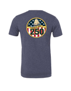 Navy 250th Birthday T-Shirt (Heather Navy)