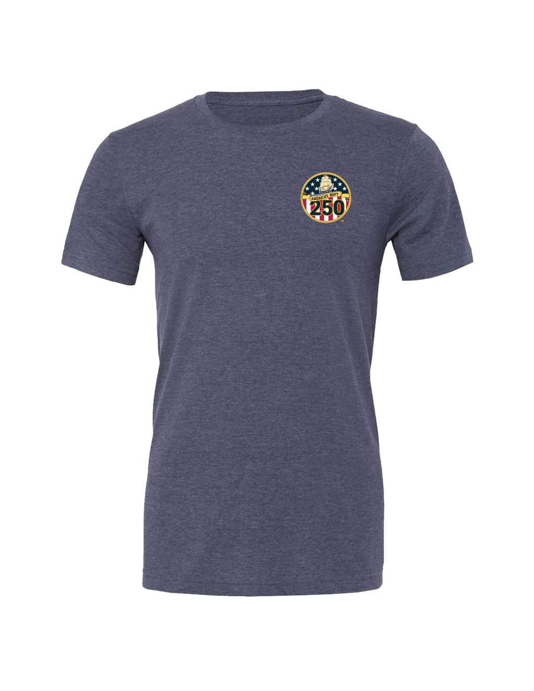 Navy 250th Birthday T-Shirt (Heather Navy)