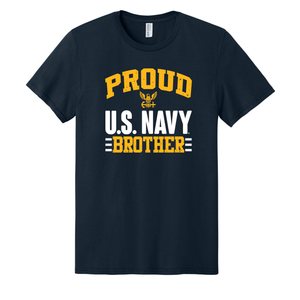 Proud U.S. Navy Brother T-Shirt (Navy)