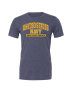 Navy Honor Courage Commitment T-Shirt (Heather Navy)