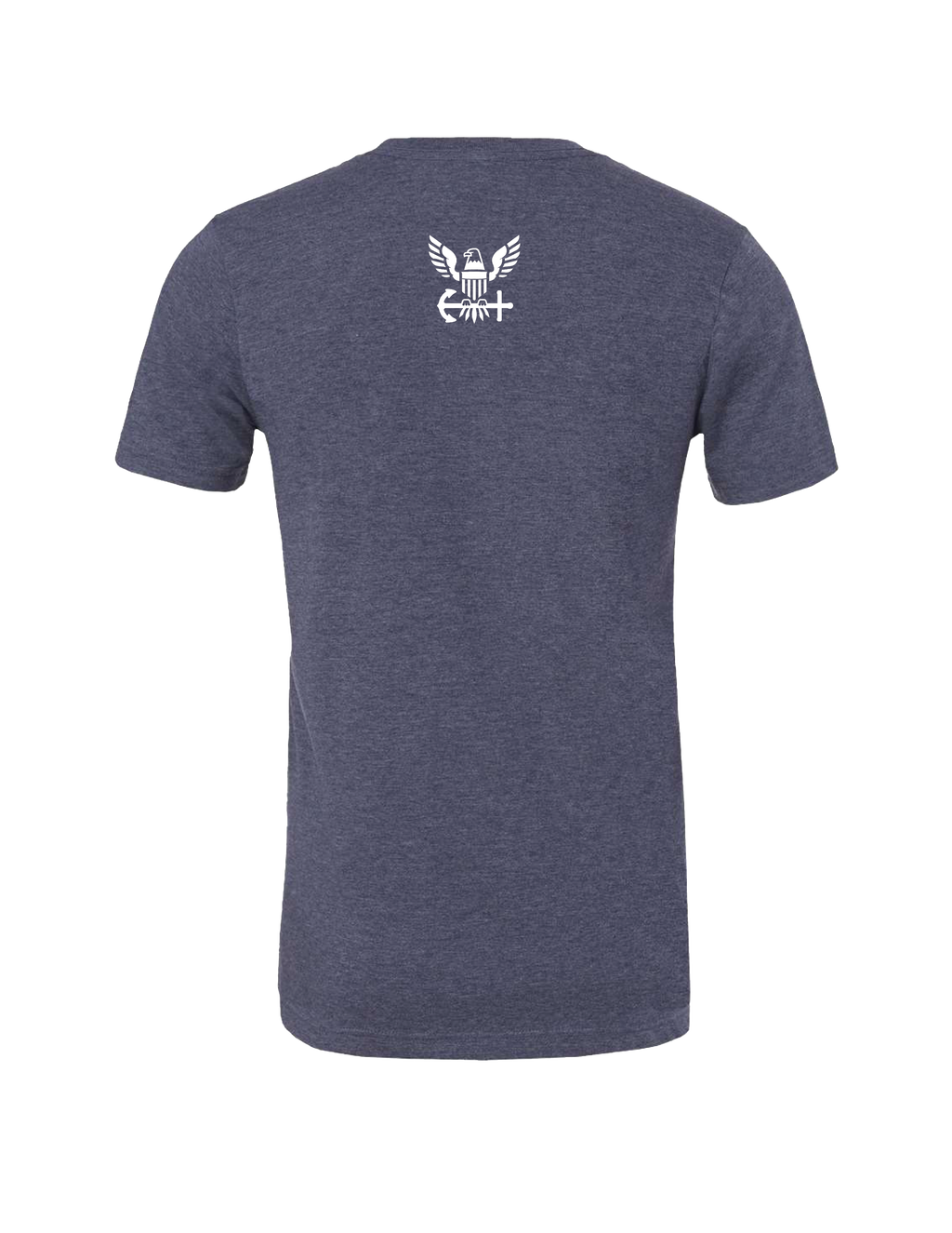 Navy Honor Courage Commitment T-Shirt (Heather Navy)