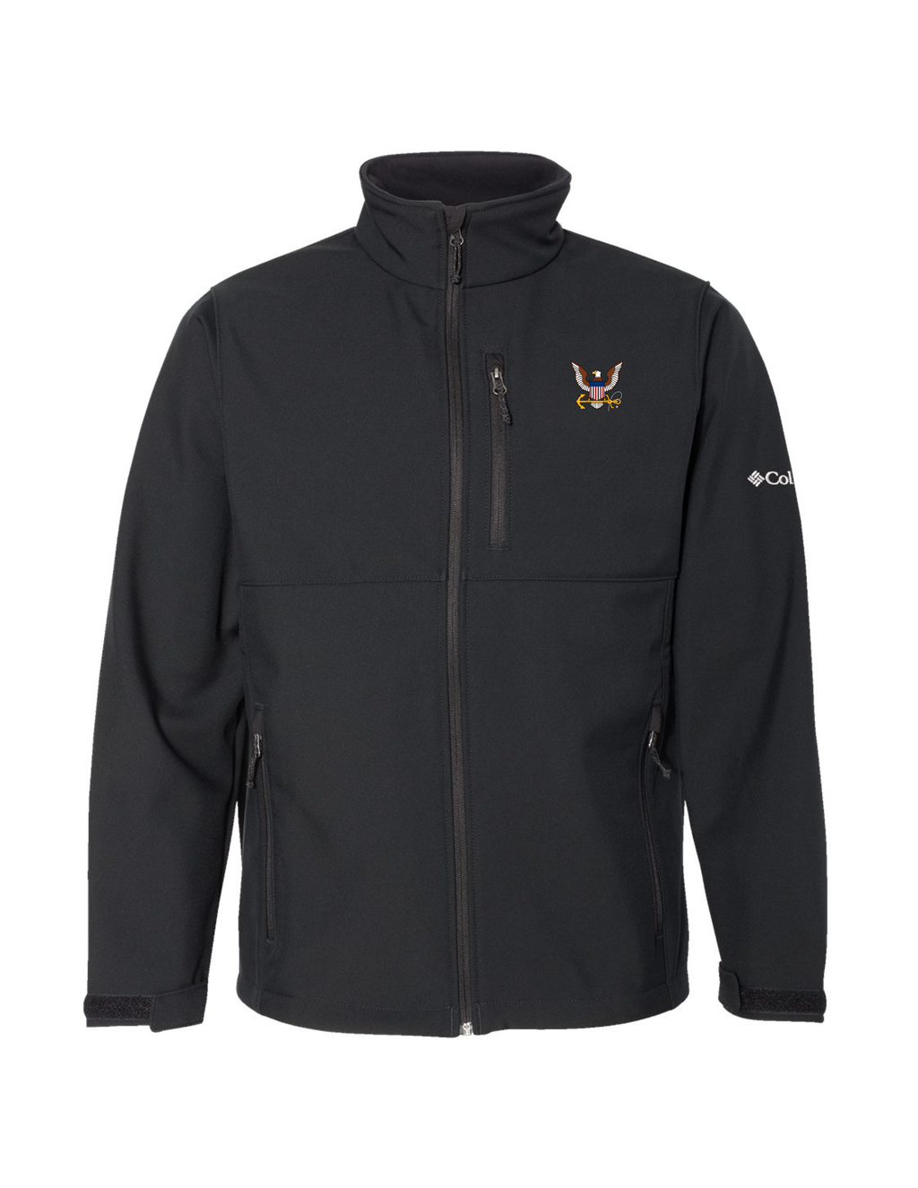 U.S. Navy Columbia Ascender Soft Shell Jacket (Black)