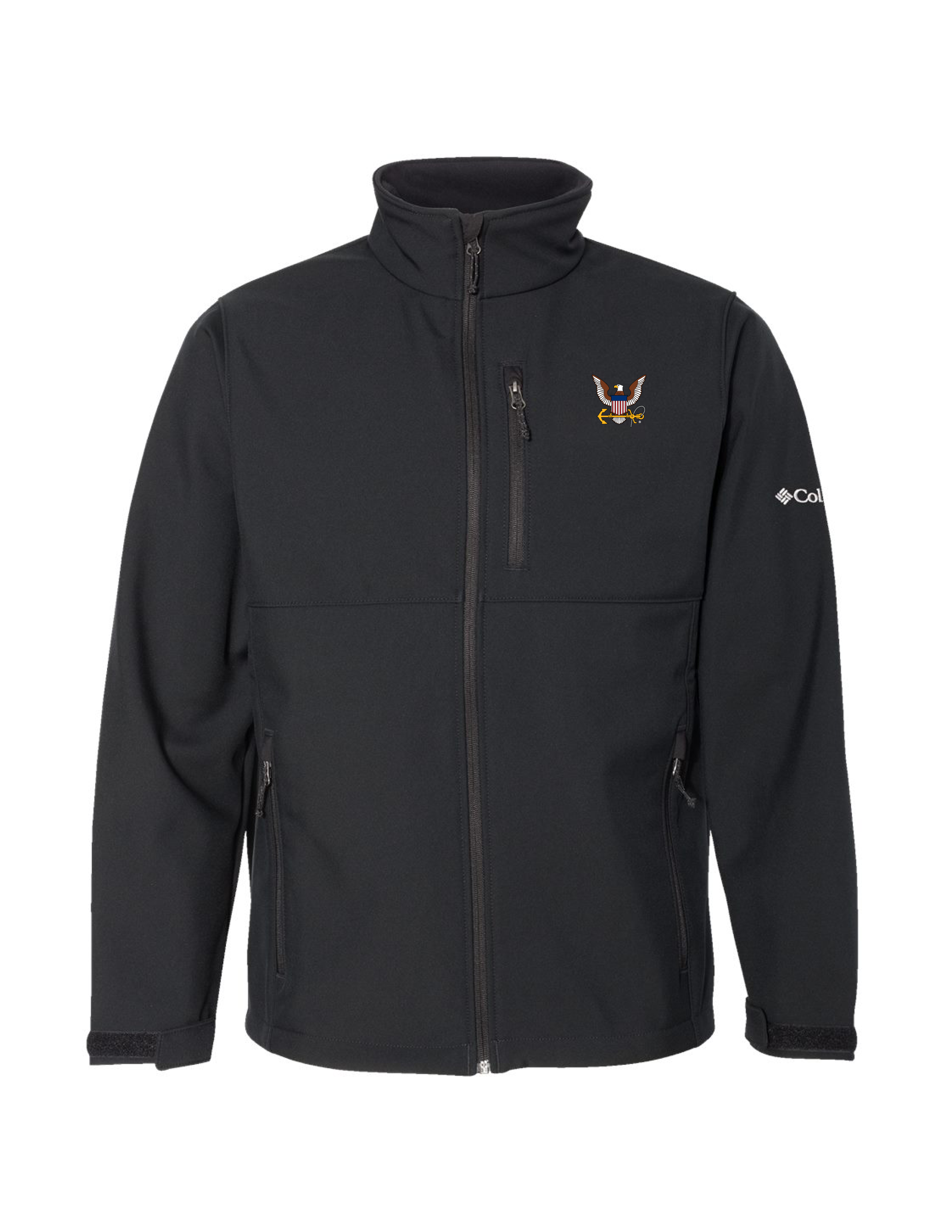 U.S. Navy Columbia Ascender Soft Shell Jacket (Black)