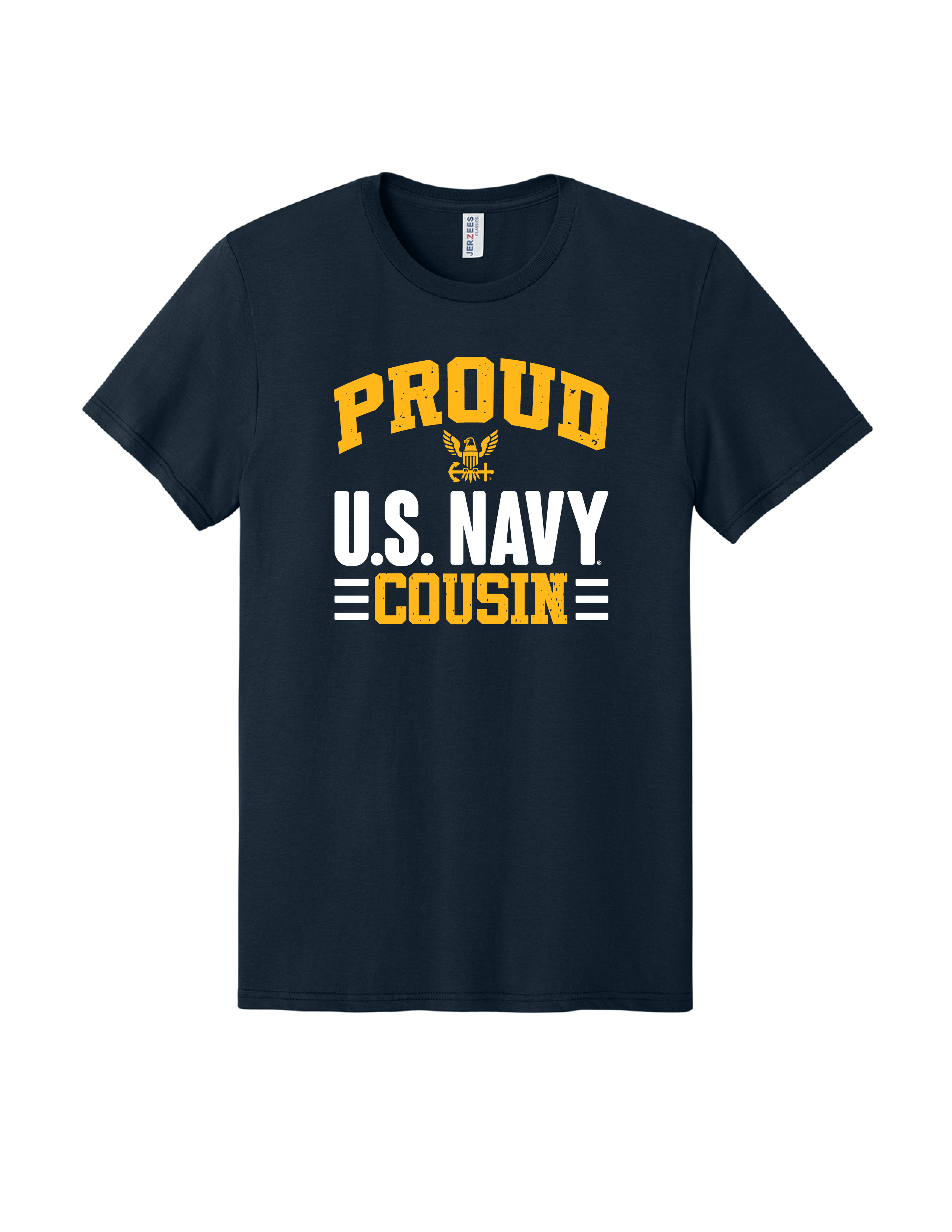 Proud U.S. Navy Cousin T-Shirt (Navy)