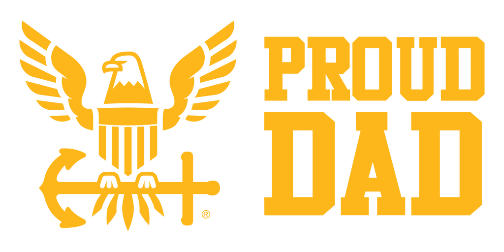 Navy Dad Vinyl Decal