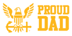 Navy Dad Vinyl Decal