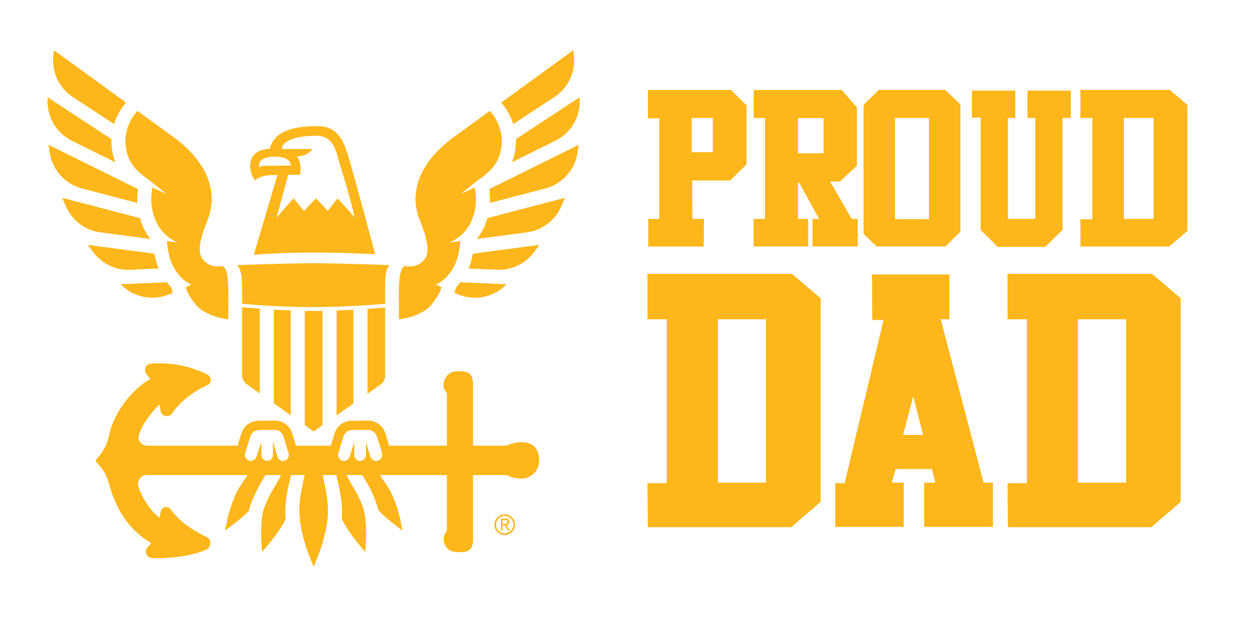 Navy Dad Vinyl Decal